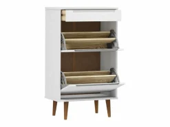 Zapatero MOLDE madera maciza de pino 59,5x35x103 cm ES415863