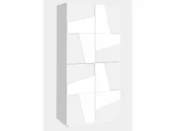 Zapatero multiusos 4 puertas y 8 estantes diseño moderno Ping Dress Zapatero|Mueble De Almacenaje