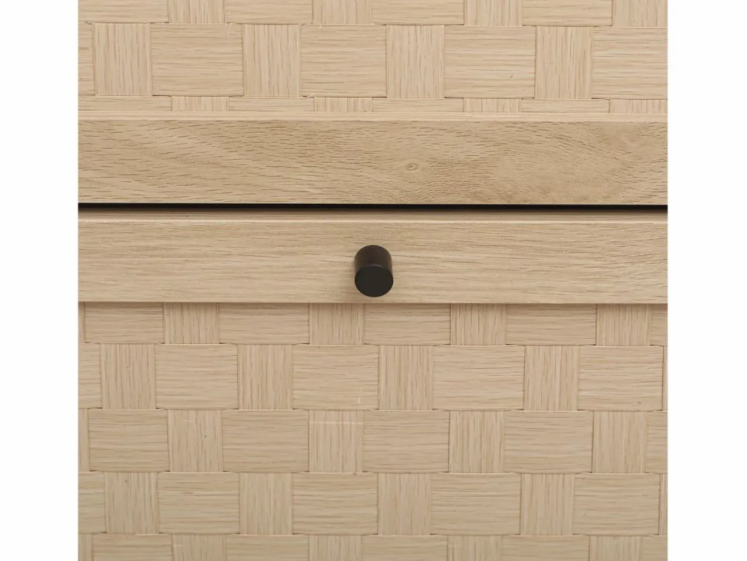 Clearance Zapatero natural con 3 puerta basculante y tiradores negros - Ideal para entradas y pasillos Zapatero|Mueble De Almacenaje