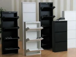 Clearance Zapatero Pisa de 9 puertas en metal . Se entrega completamente montado. Zapatero|Mueble De Almacenaje