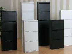 Clearance Zapatero Pisa de 9 puertas en metal . Se entrega completamente montado. Zapatero|Mueble De Almacenaje